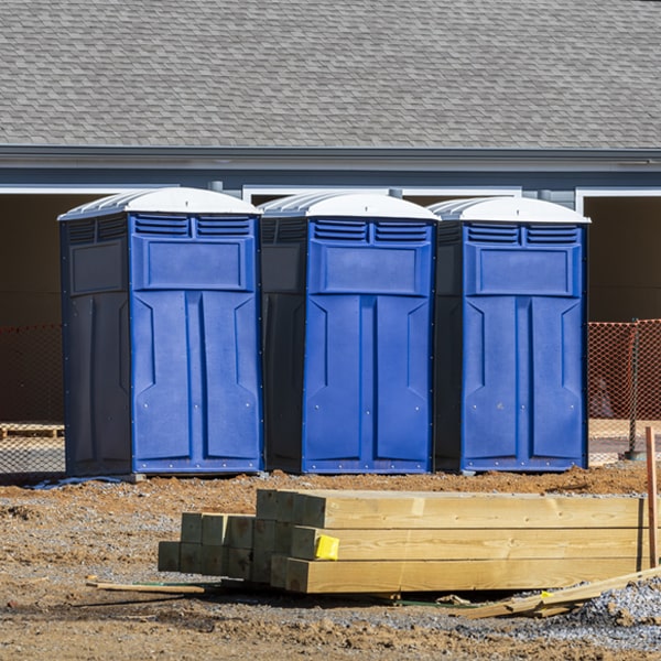 what is the cost difference between standard and deluxe portable toilet rentals in Sharpsburg PA